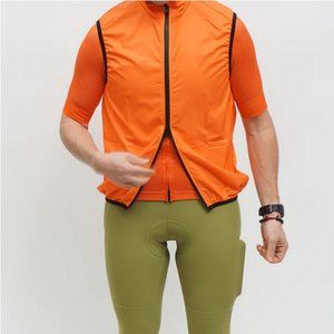 The Black Bibs | Biking Wind Resistant Vest 2-way Zipper XL NWT